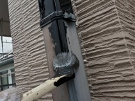 福山市外壁塗装工事雨どい塗装
